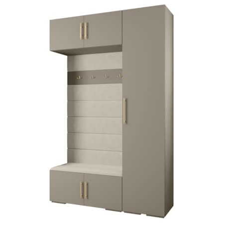 Garderoba do przedpokoju INOVA 3 Z19 kaszmir+złoty+manila02