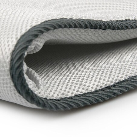 Legowisko dla psa prostokątne S 3D srebrne