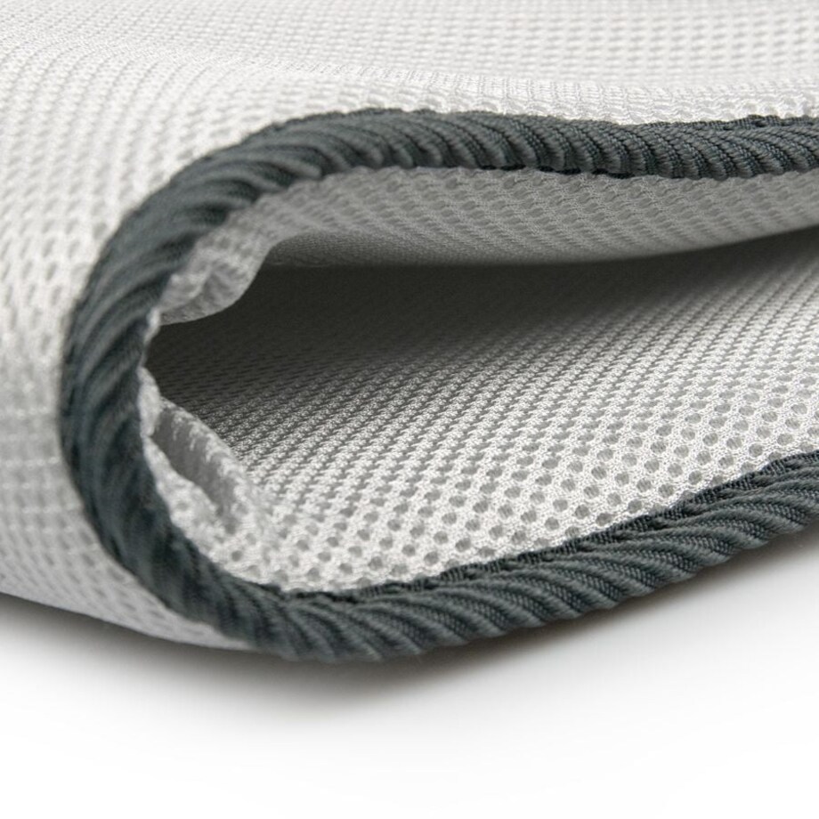 Legowisko dla psa prostokątne S 3D srebrne