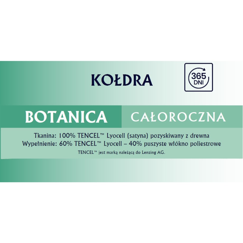 Kołdra całoroczna 200x220 BOTANICA Senna Home naturalna
