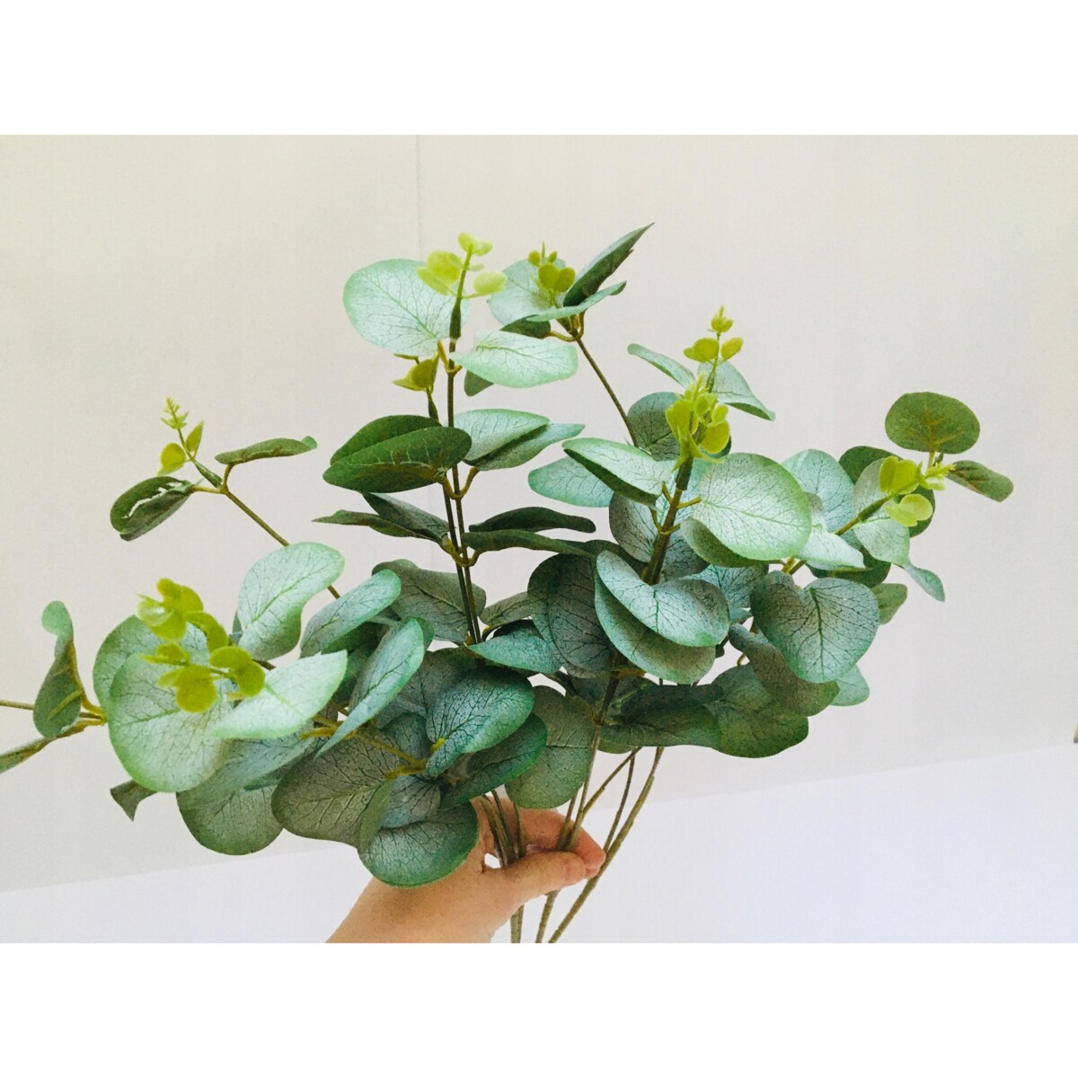 LIŚĆ GAŁĄZKA eukaliptus dodatek do stroika wiązanki dekoracja sztuczna pik