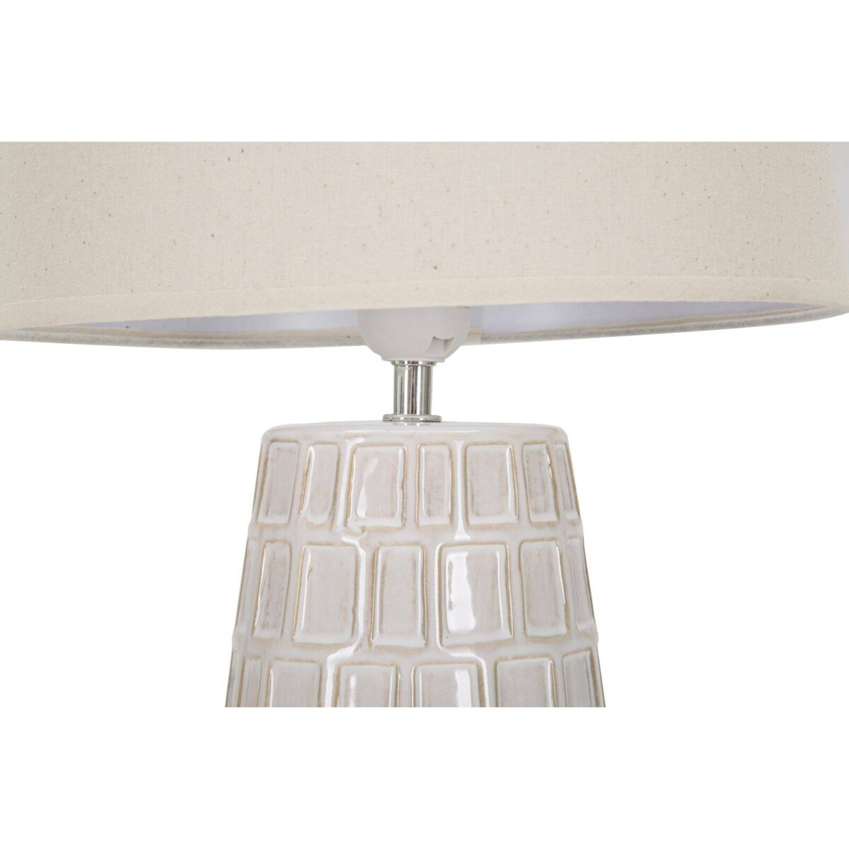 Lampa stołowa z ceramiczną podstawą, Ø 28 cm