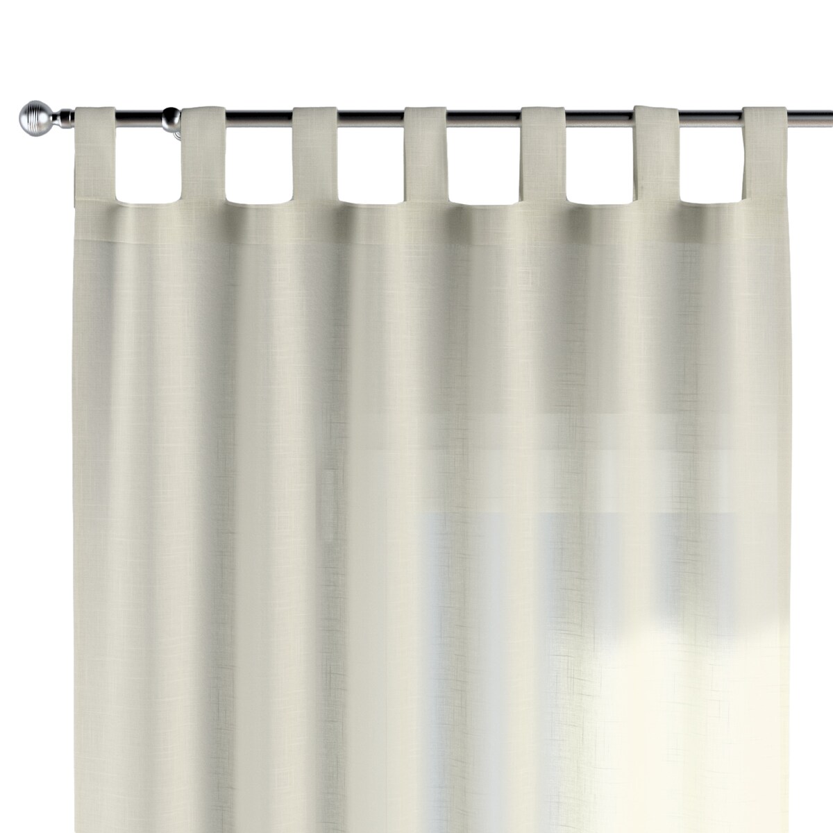 Zasłona na szelkach 1 szt. 130x245 prześwitujący ecru