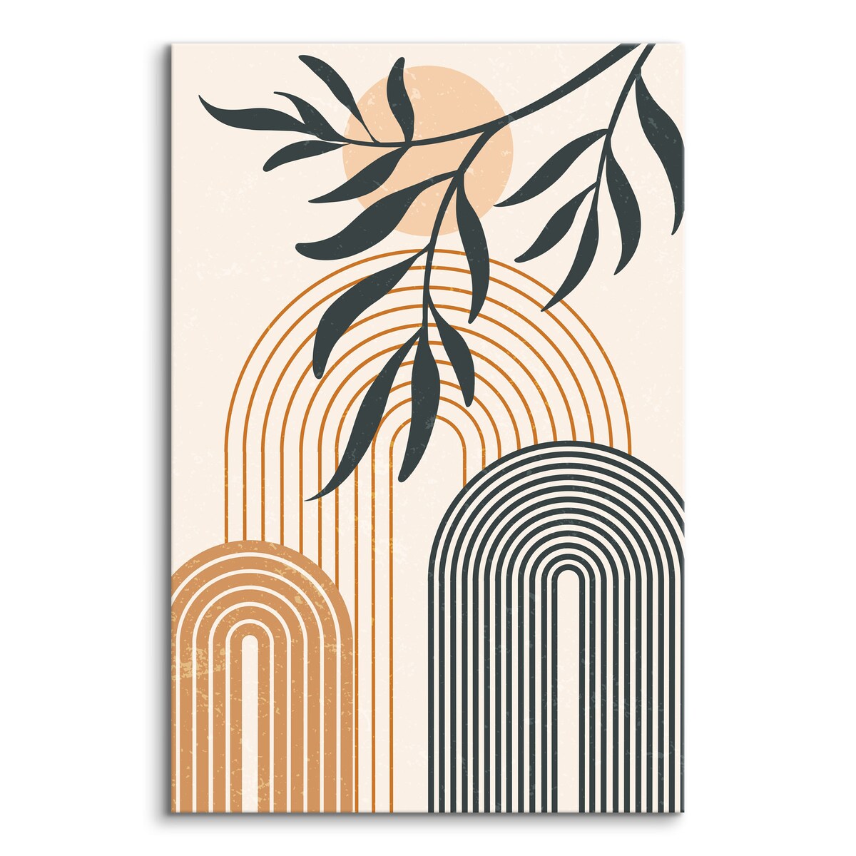 Obraz Gałązka Słońce Szlaczek Boho 80x120cm