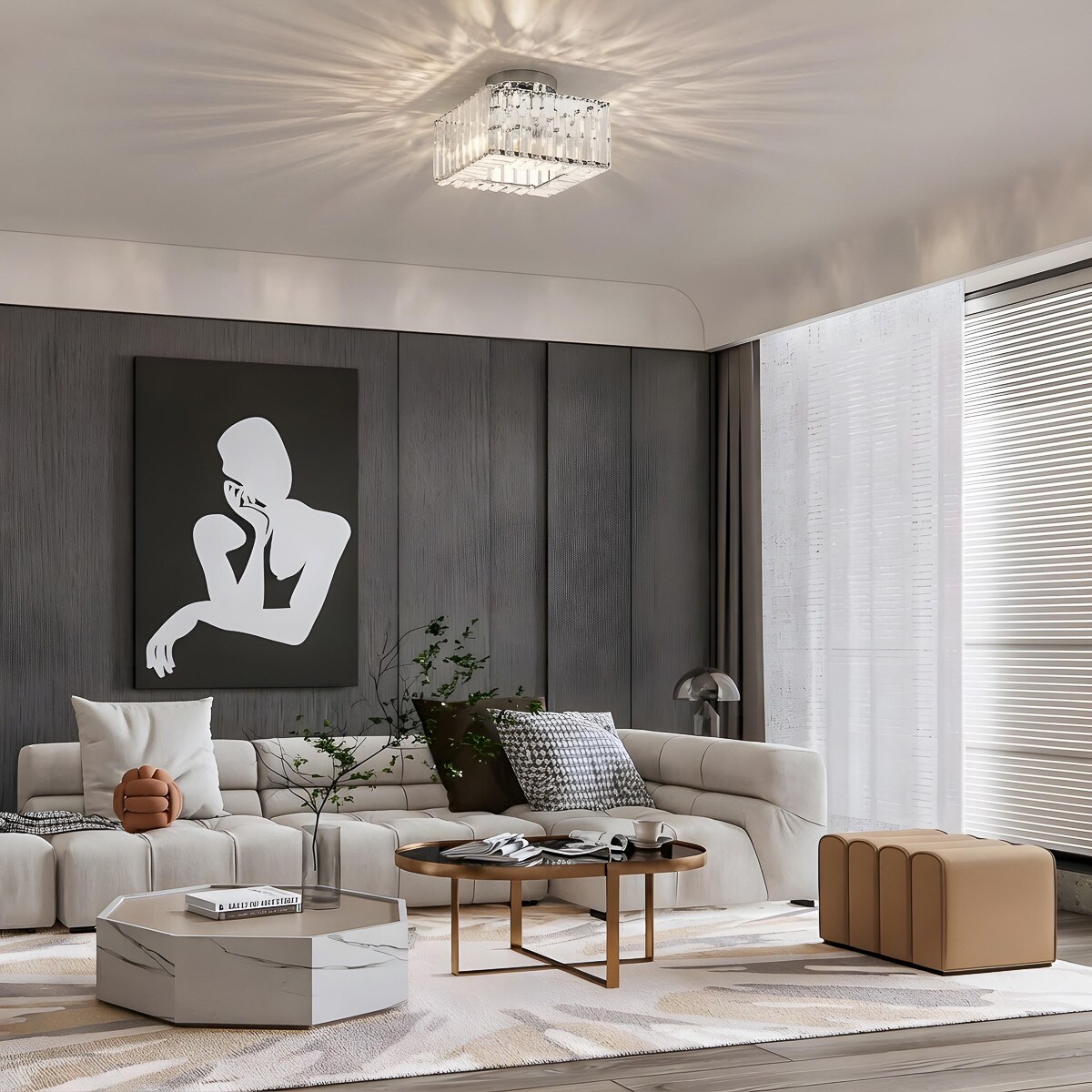 Plafon Light Prestige Vetro chrom 1 x E27 1 szt.