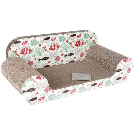 Drapak Kartonowy Dla Kota Sofa Z Kocimiętką