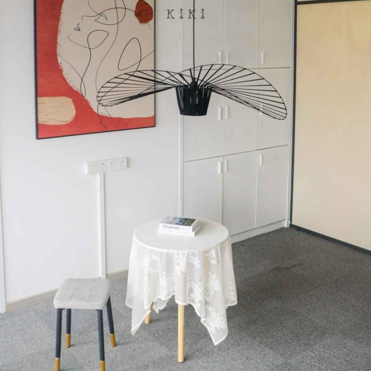 Lampa wisząca sufitowa do salonu Vertigo 80cm