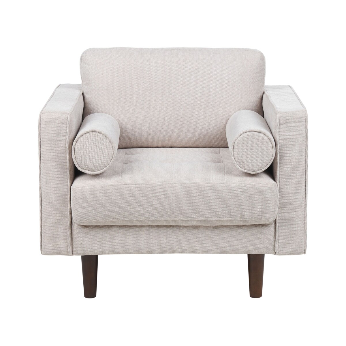 Komplet wypoczynkowy 3-osobowy beżowy NURMO