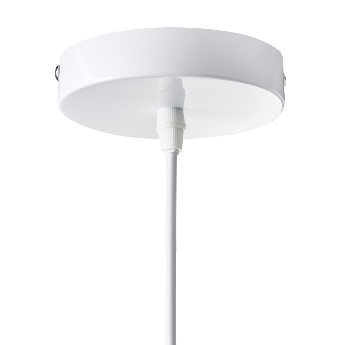 Lampa wisząca DEBONS Jedwab syntetyczny Biały