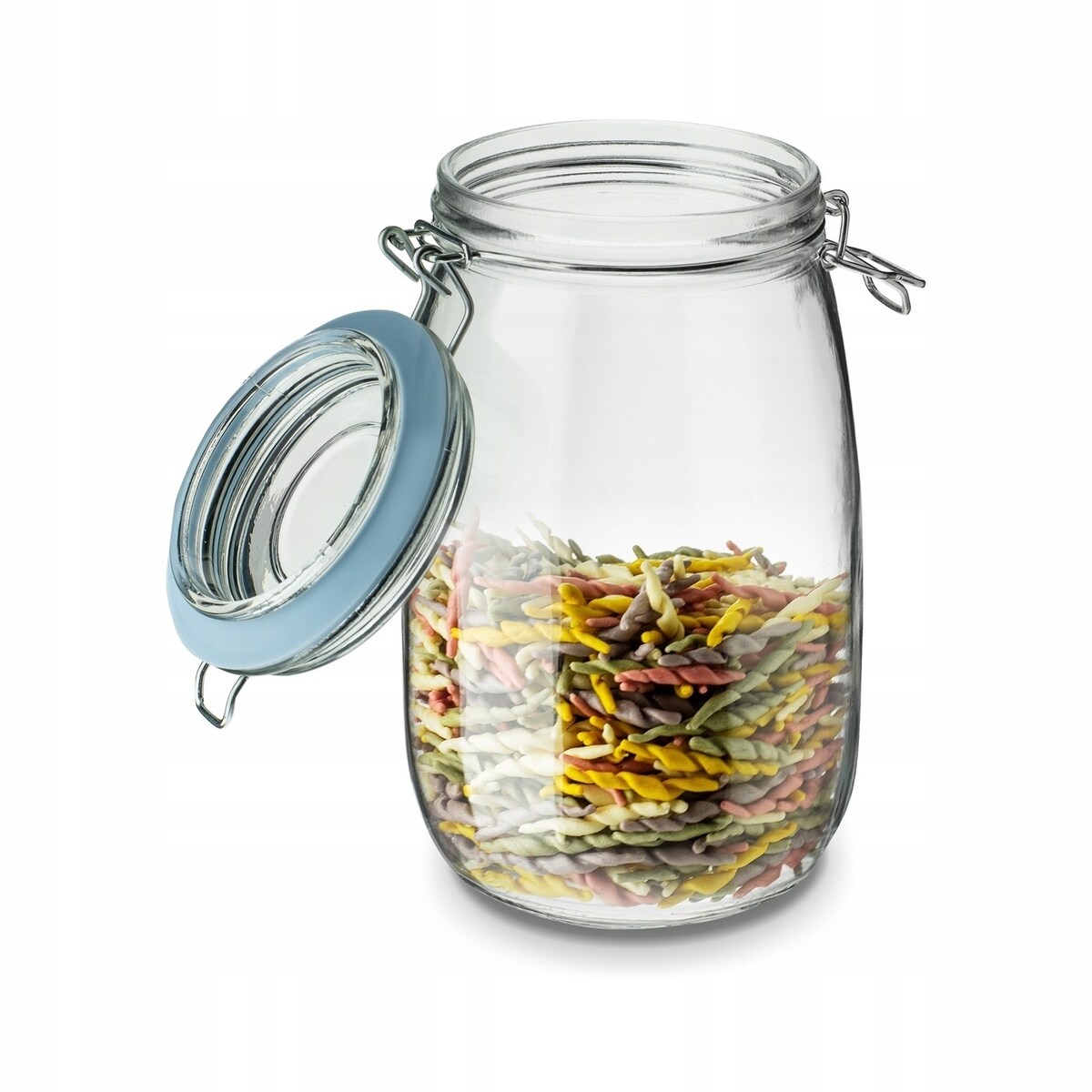 SZKLANY SŁOIK pojemnik kuchenny WEK klips na przetwory ogórki dżem 1,5 L