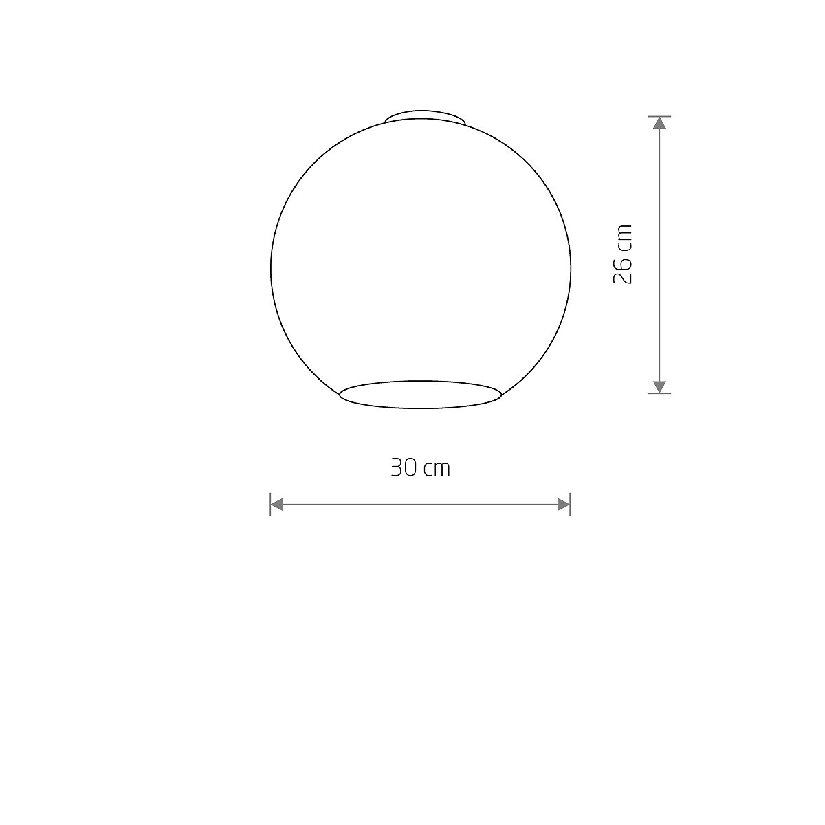 Klosz do salonu Cameleon Monaco 10203 Nowodvorski kulisty przydymiony
