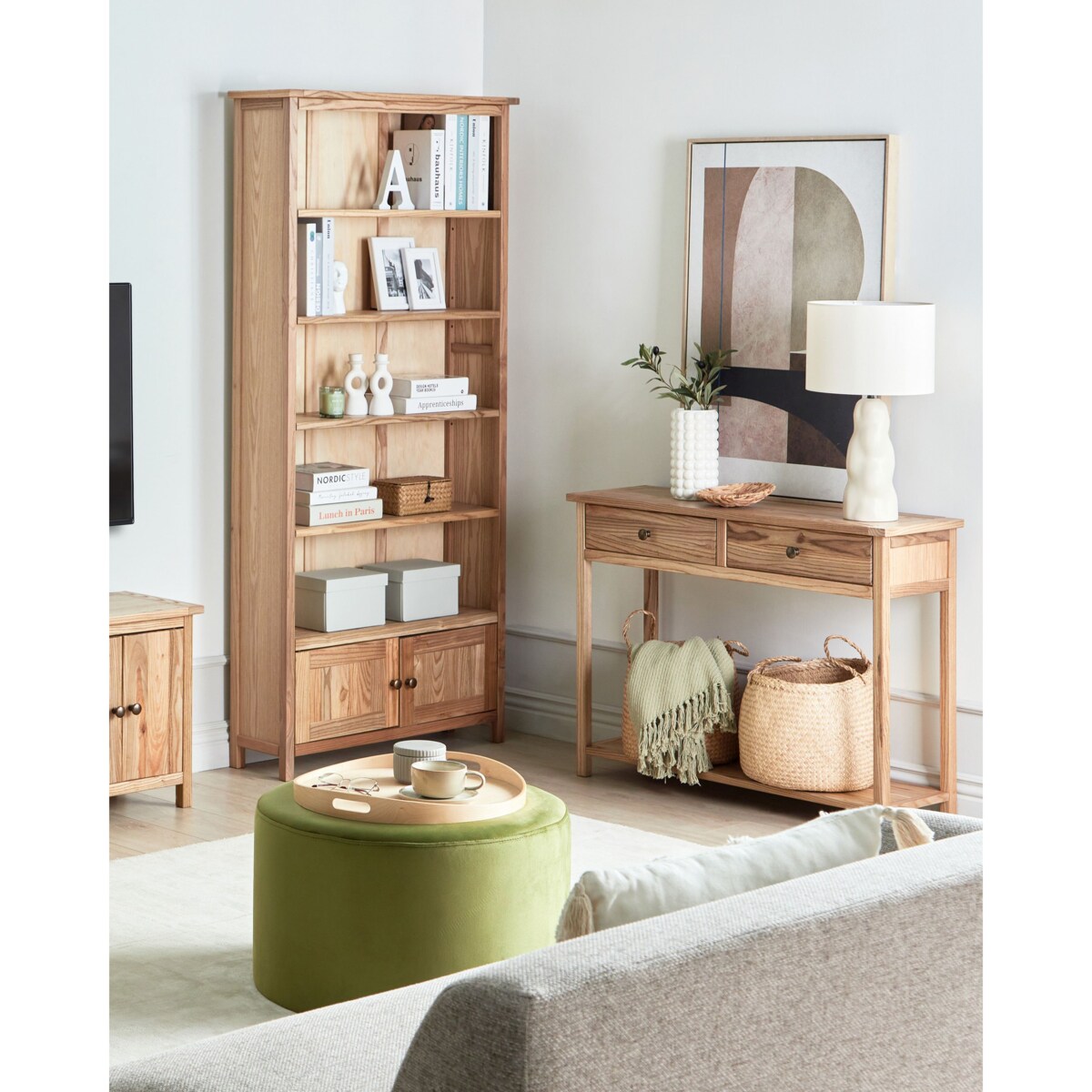 Regał Drewno Jasne drewno SALTON