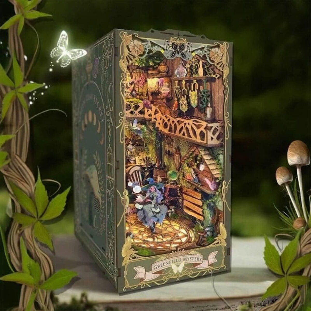 Miniaturowy domek Book Nook - Czarodziejki lasu
