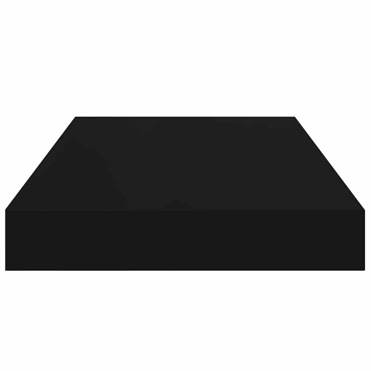 vidaXL Półka ścienna, czarna, 40x23x3,8 cm, MDF