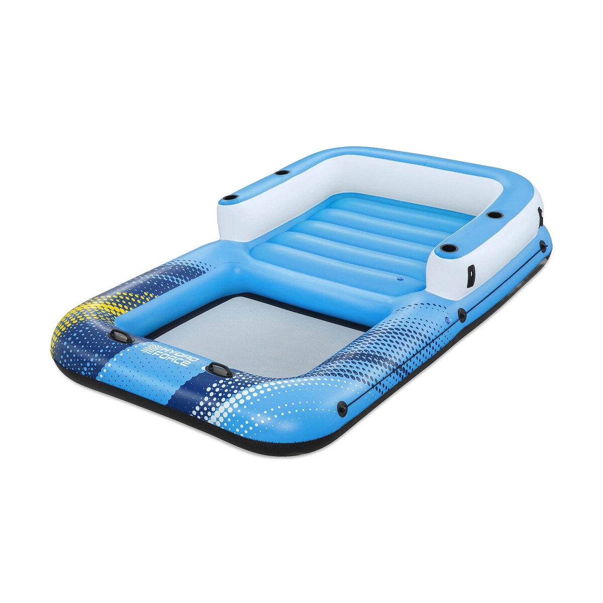 Wyspa do pływania 4-osobowa Bestway Summer Oasis 305x186 cm daszek torba