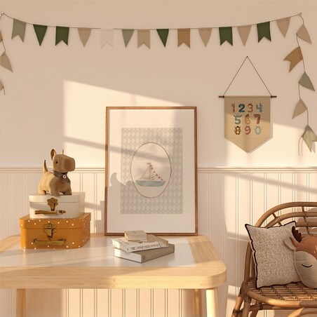 Plakat dla dzieci Żaglówka 20x30