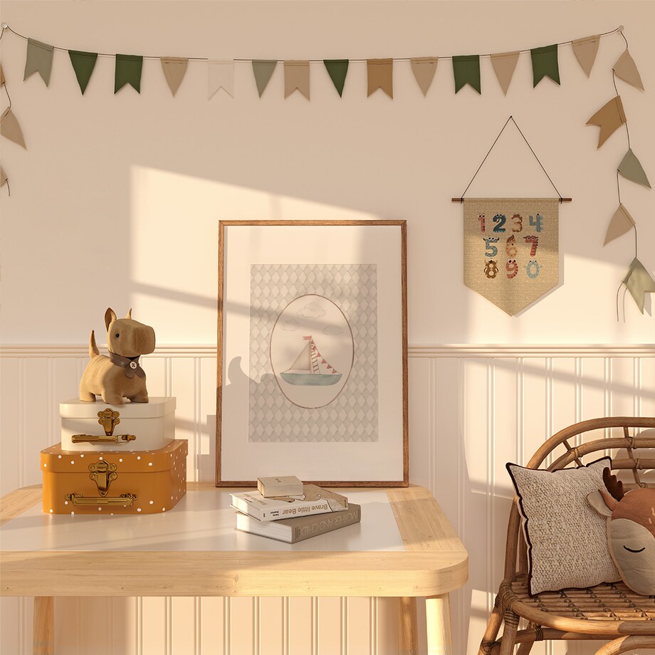 Plakat dla dzieci Żaglówka 20x30