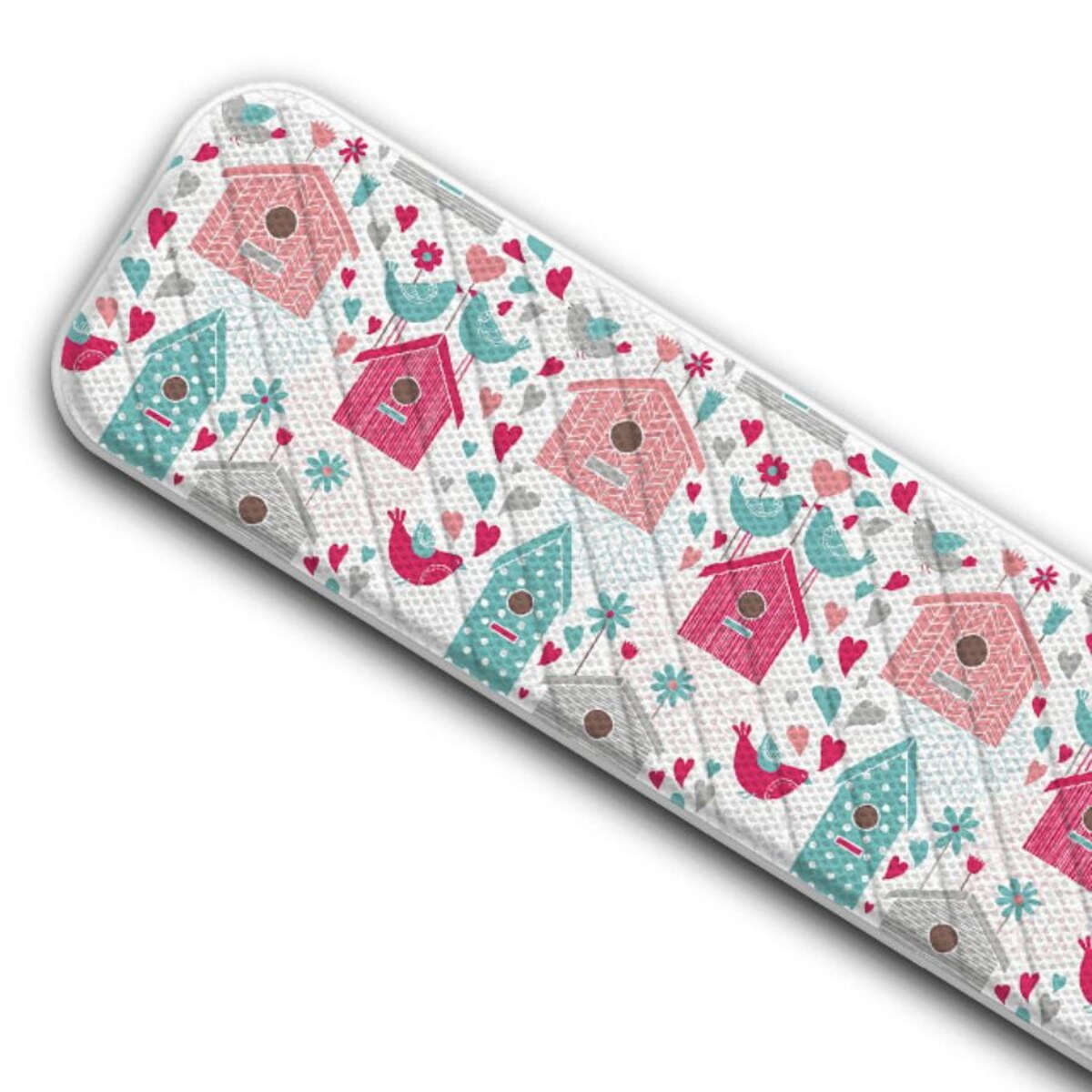 Ochraniacz na szczebelki do łóżeczka Protect Różowe Domki