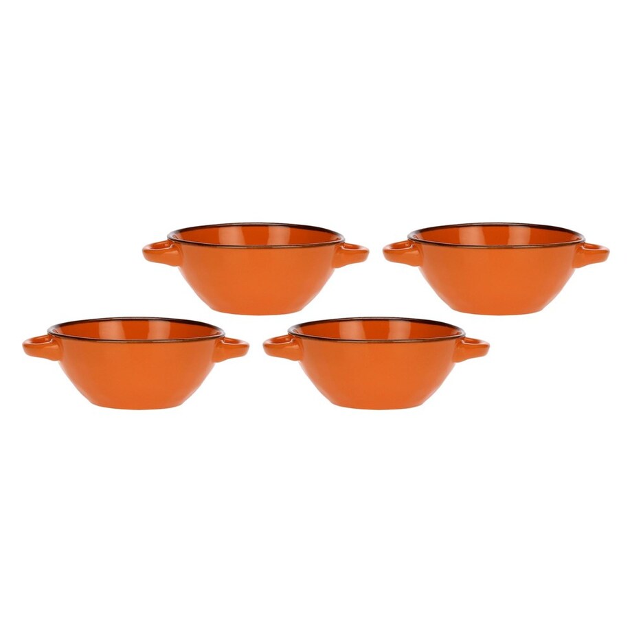 Zestaw 4 misek do zupy Concerto Arancione - Pomarańczowy, 600 ml