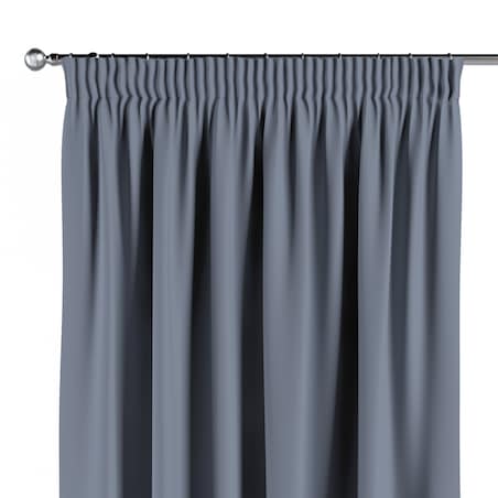 Zasłona na taśmie marszczącej 1 szt. 130x260 stalowy szary