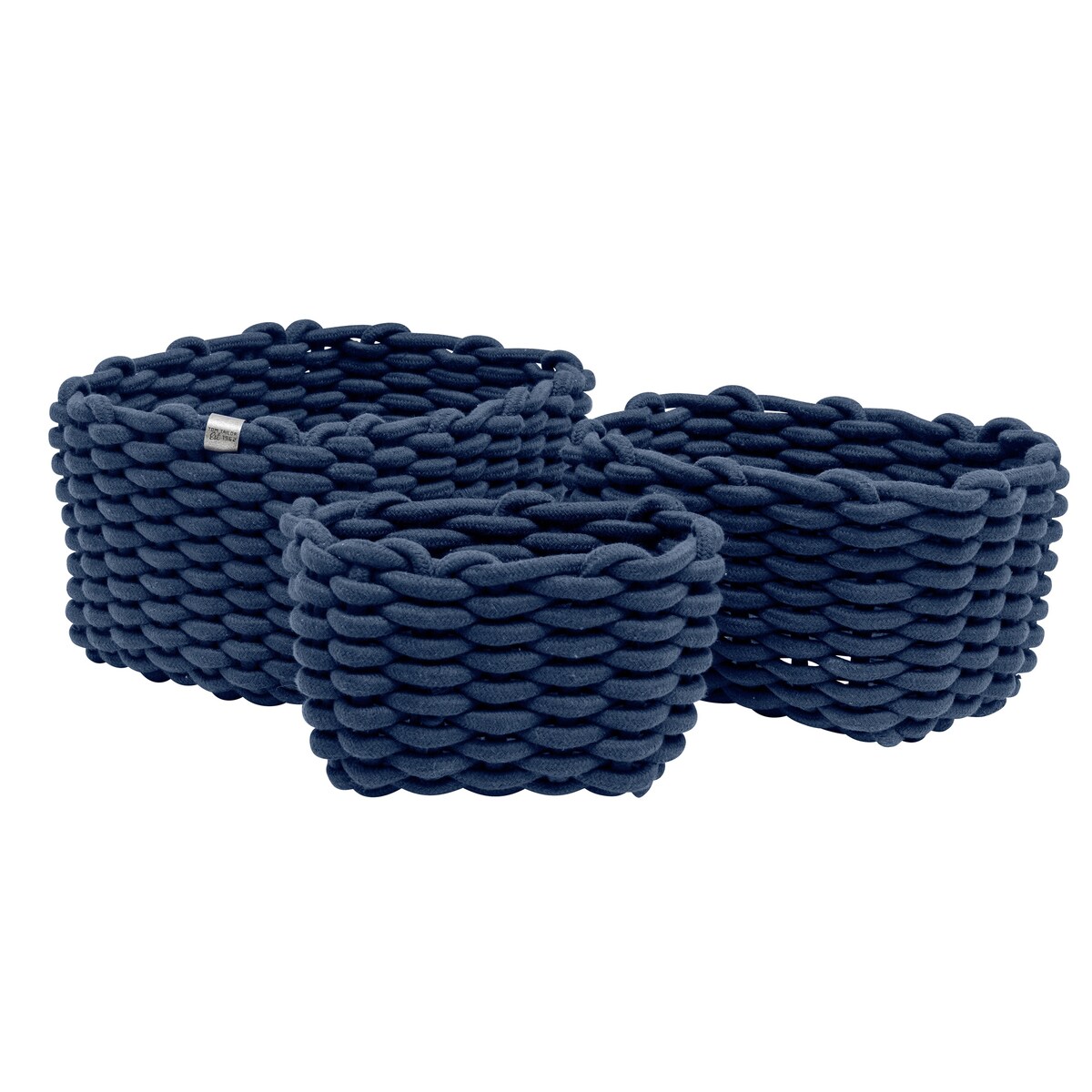 Zestaw plecionych koszyków do przechowywania TOM TAILOR, 3 szt.