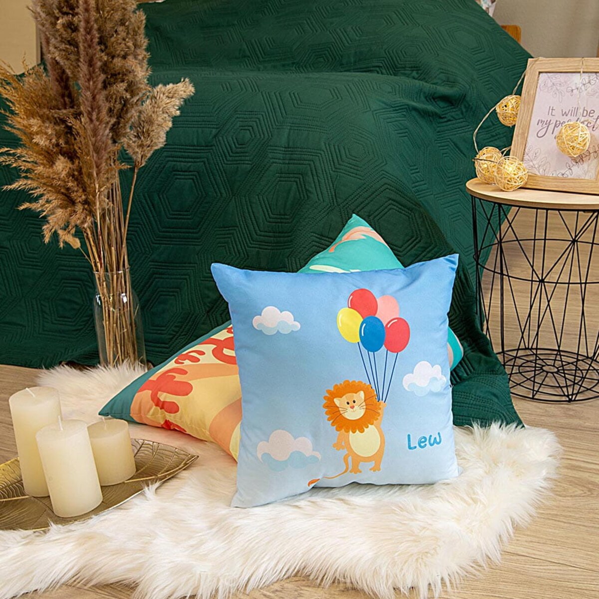 Poduszka przytulanka Lew 40x40