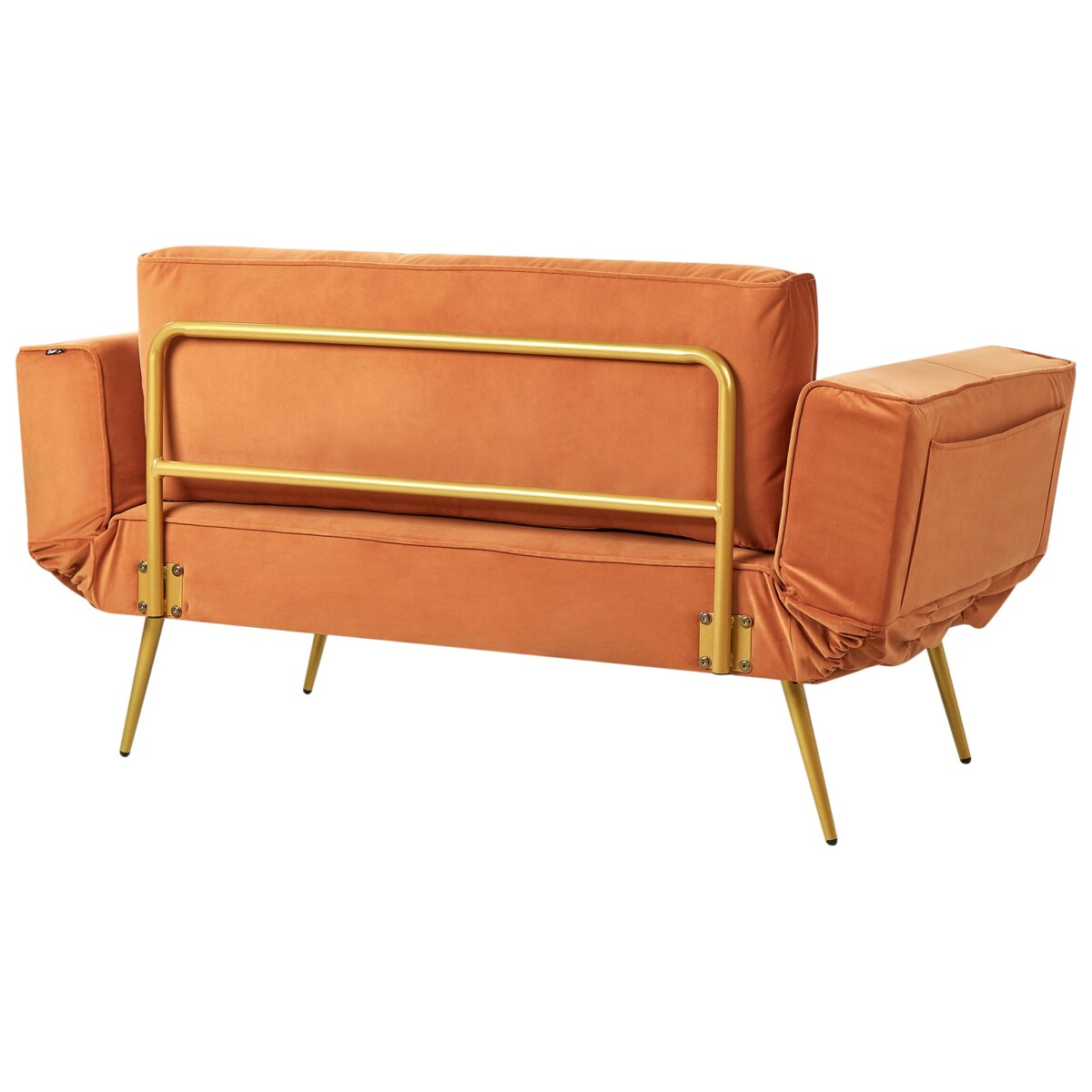 Sofa rozkładana Pomarańczowy SAARELA