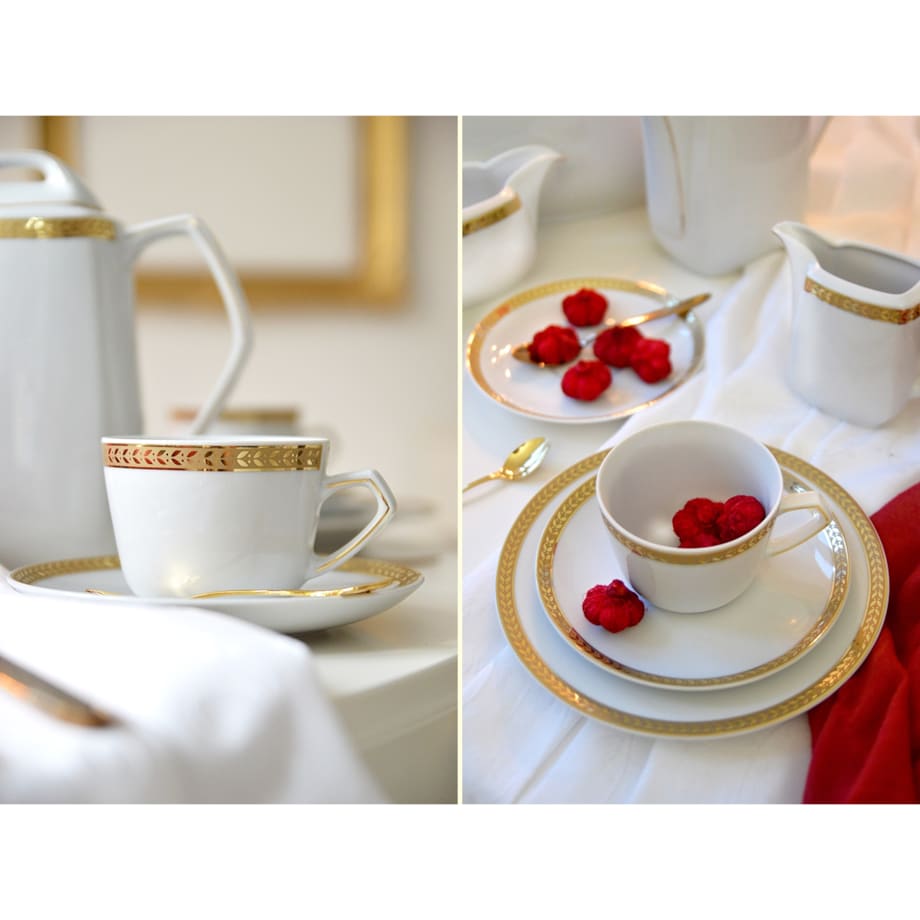 Garnitur do herbaty dla 6 osób 23 el. Pułaski Prezydencka 8790