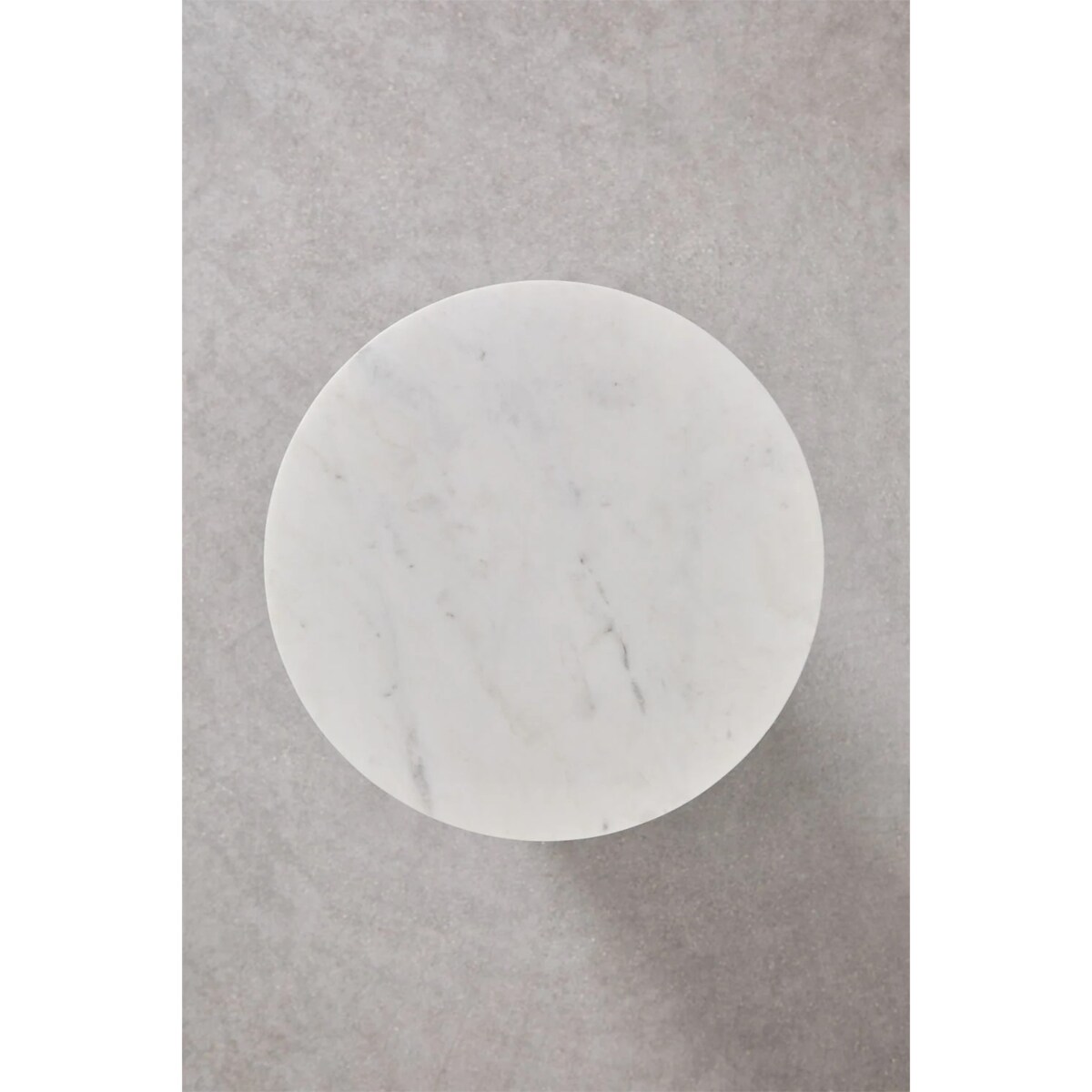 Stolik pomocniczy, biały marmur Banswara, Ø35 cm, Mencia
