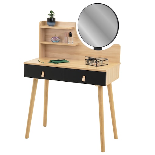 Toaletka z lustrem SCANDI kosmetyczna skandynawska