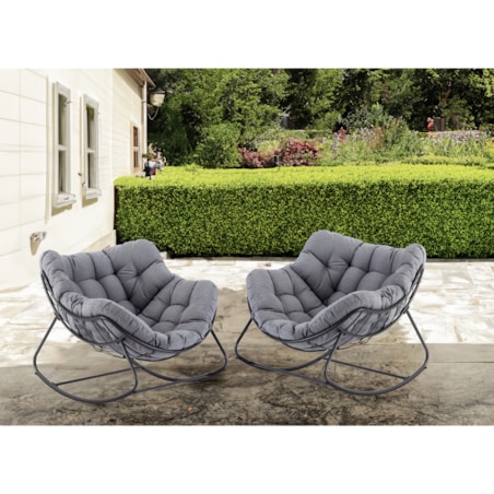 Ogrodowy fotel bujany PAOPAO