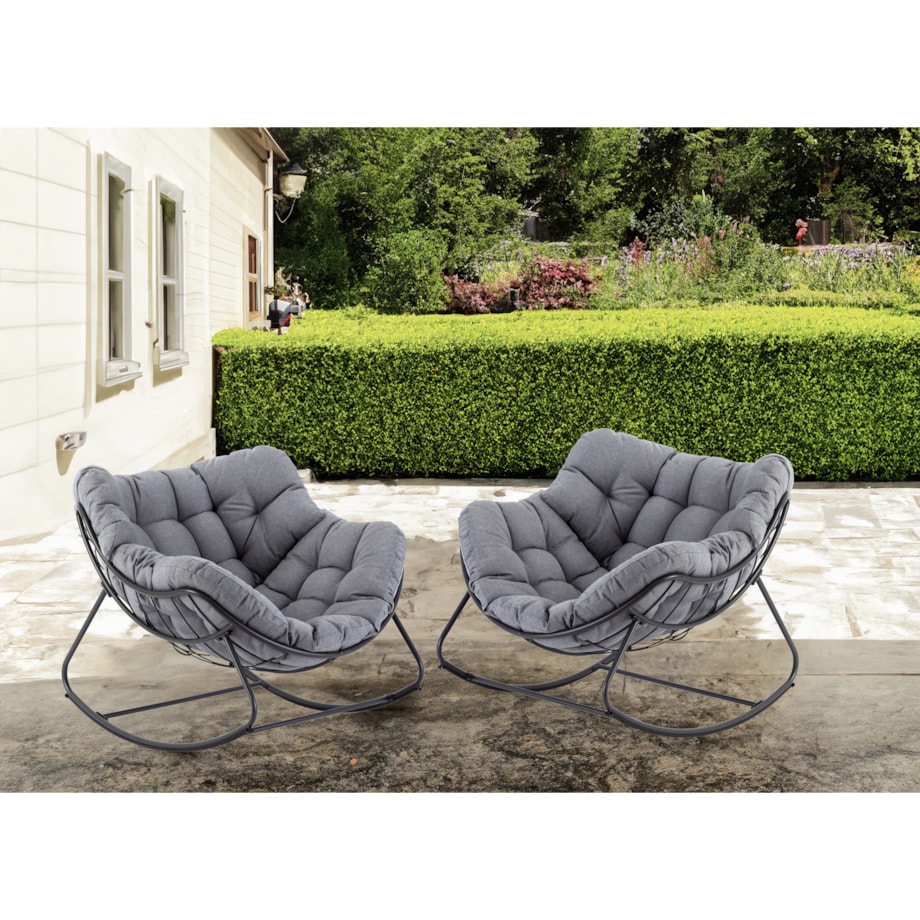 Ogrodowy fotel bujany PAOPAO