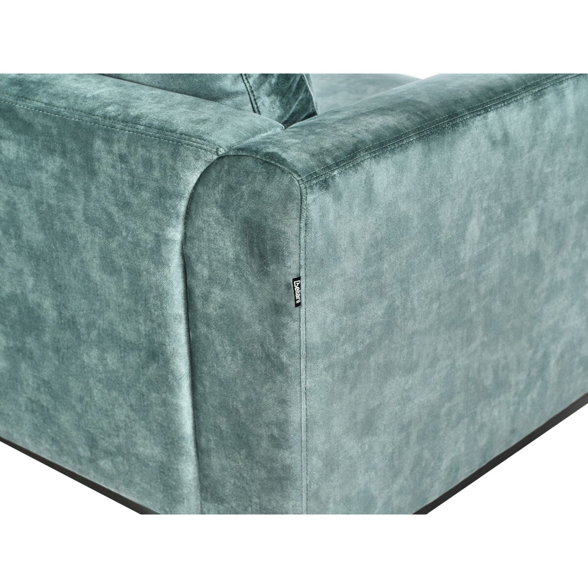 Narożnik lewostronny welurowy lazurowy OSLO