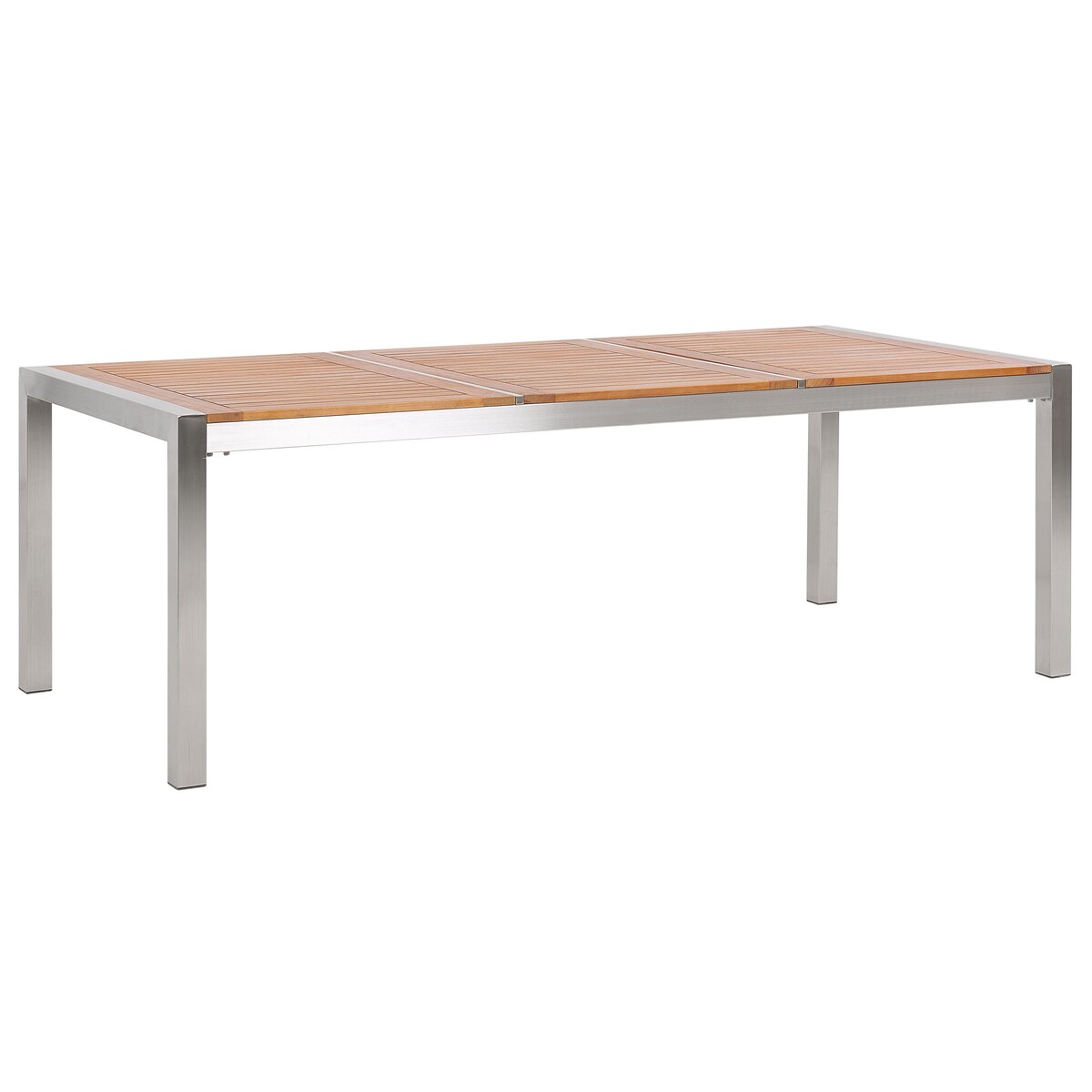 Stół ogrodowy GROSSETO 220 cm 100 cm Drewno eukaliptusowe Brązowy