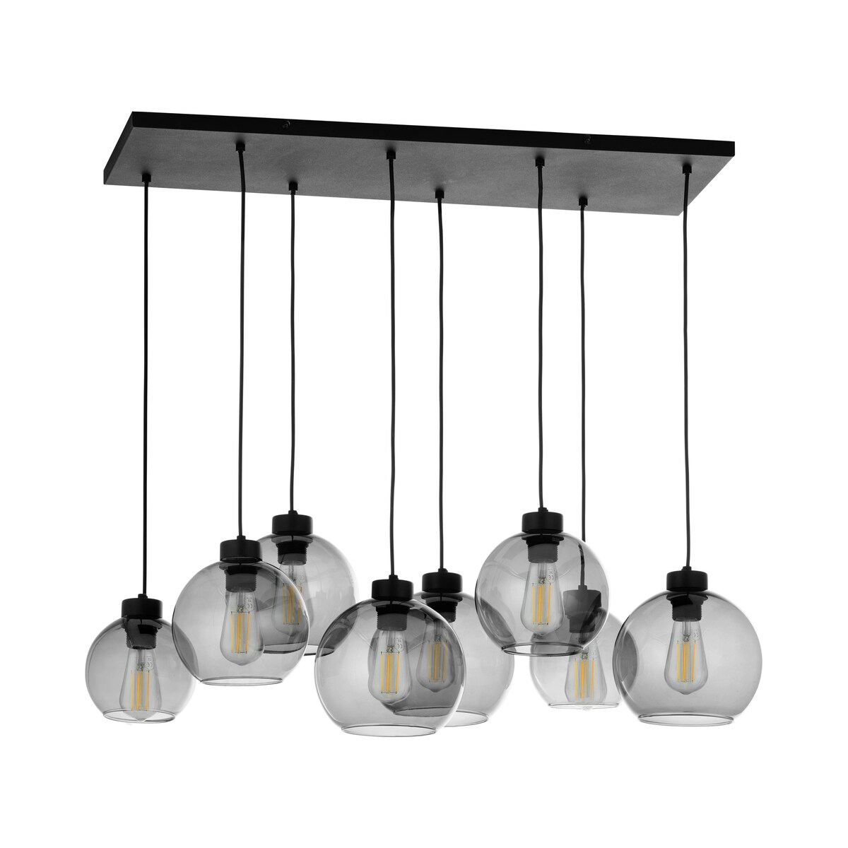 Industrialna wielopunktowa lampa wisząca Cubus 4113 TK Lighting czarna