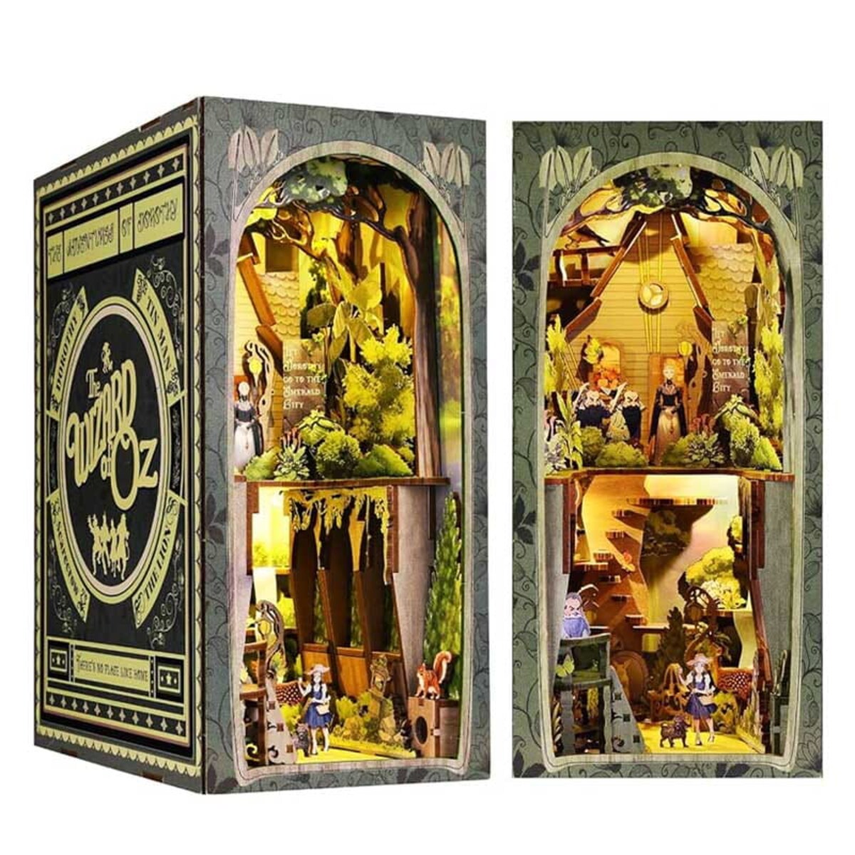 Miniaturowy domek Book Nook - Czarnoksiężnik z Krainy OZ