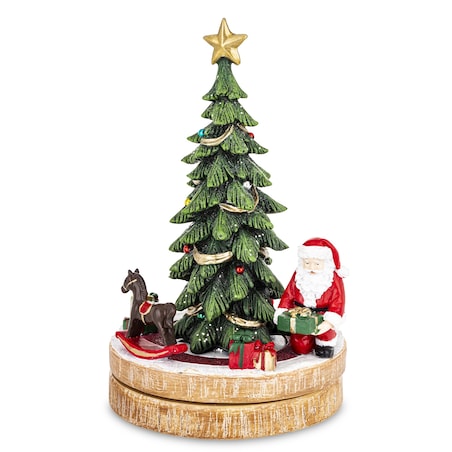 Dekoracja - choinka LED z pozytywką 25x15,5x15,5 cm PERI