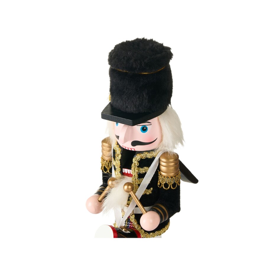 Figurka dekoracyjna LAGAN Dziadek do orzechów 30 cm Czerwony