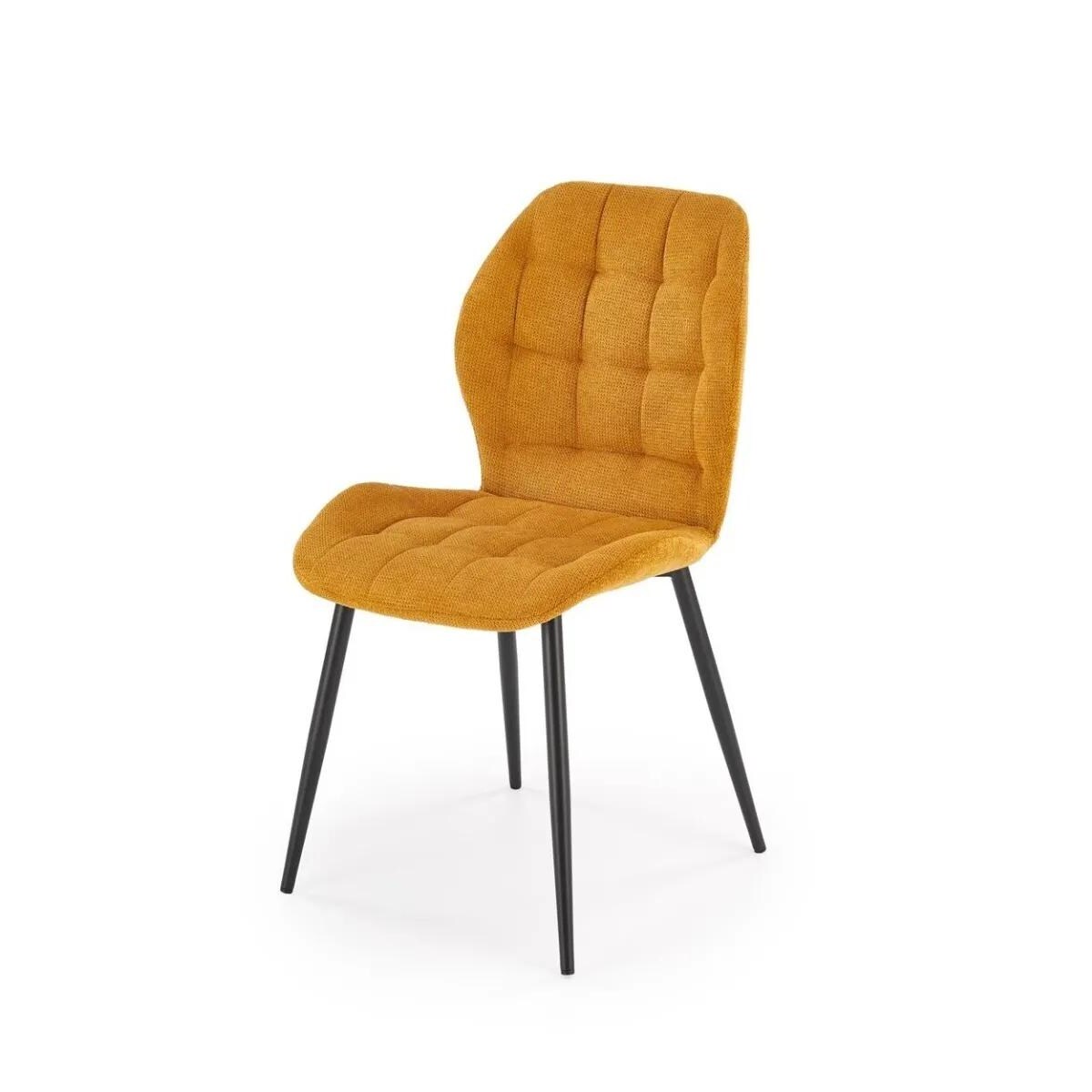 Krzesło tapicerowane K548 musztardowe