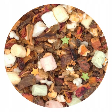 Herbata owocowa WIŚNIA Z BAJKI o smaku owocowych żelków PREMIUM Cup&You - herbata liściasta sypana mieszanka napar susz - gotowa na prezent upominek