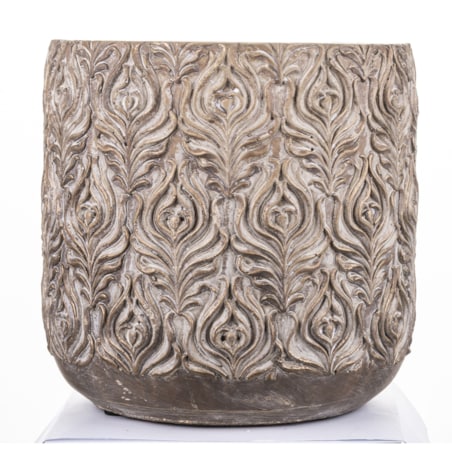 Osłonka cementowa 21x21x21 cm SIMENTA-2 złota