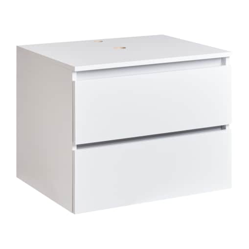 Wisząca szafka pod umywalkę SERRA 60 cm Biały