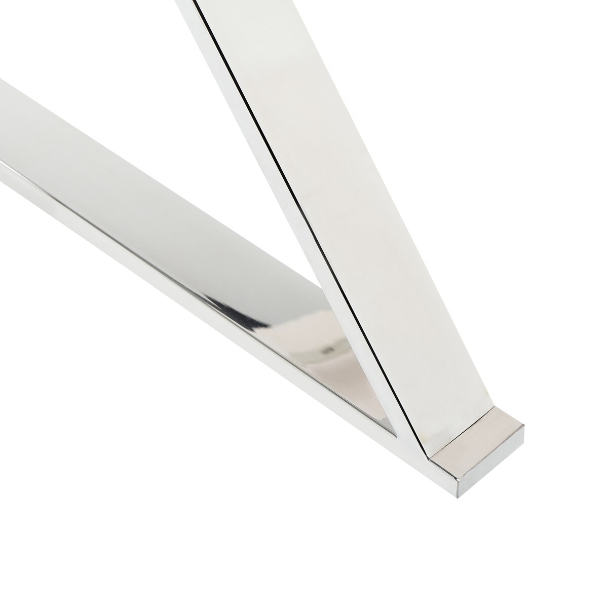 Stół do jadalni ATTICA Biały 120 cm 70 cm Szkło hartowane