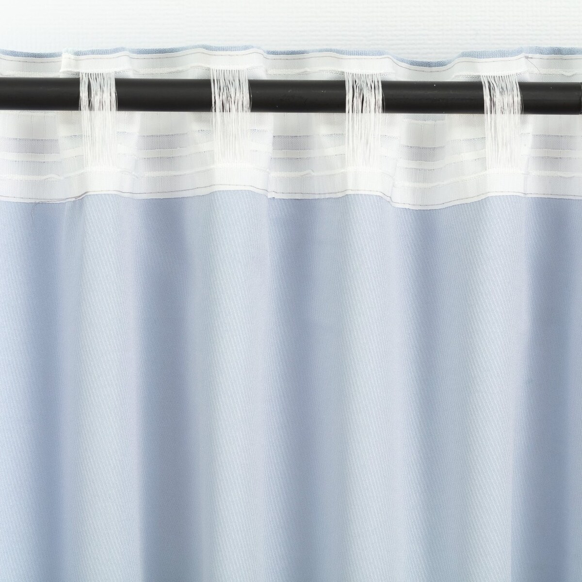 Zasłona BASIC na taśmie marszczącej 140x300 cm gołębi niebieski 1 szt. 140x300