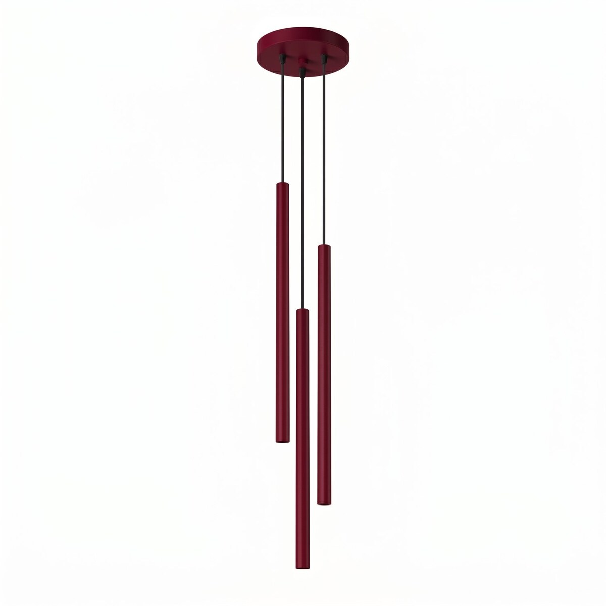 Lampa wisząca PASTELO 3P burgund
