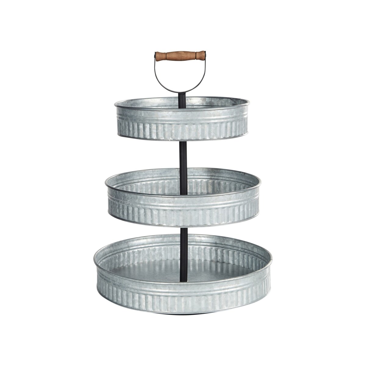 3-poziomowa patera na ciasto KOUIGN Srebrny