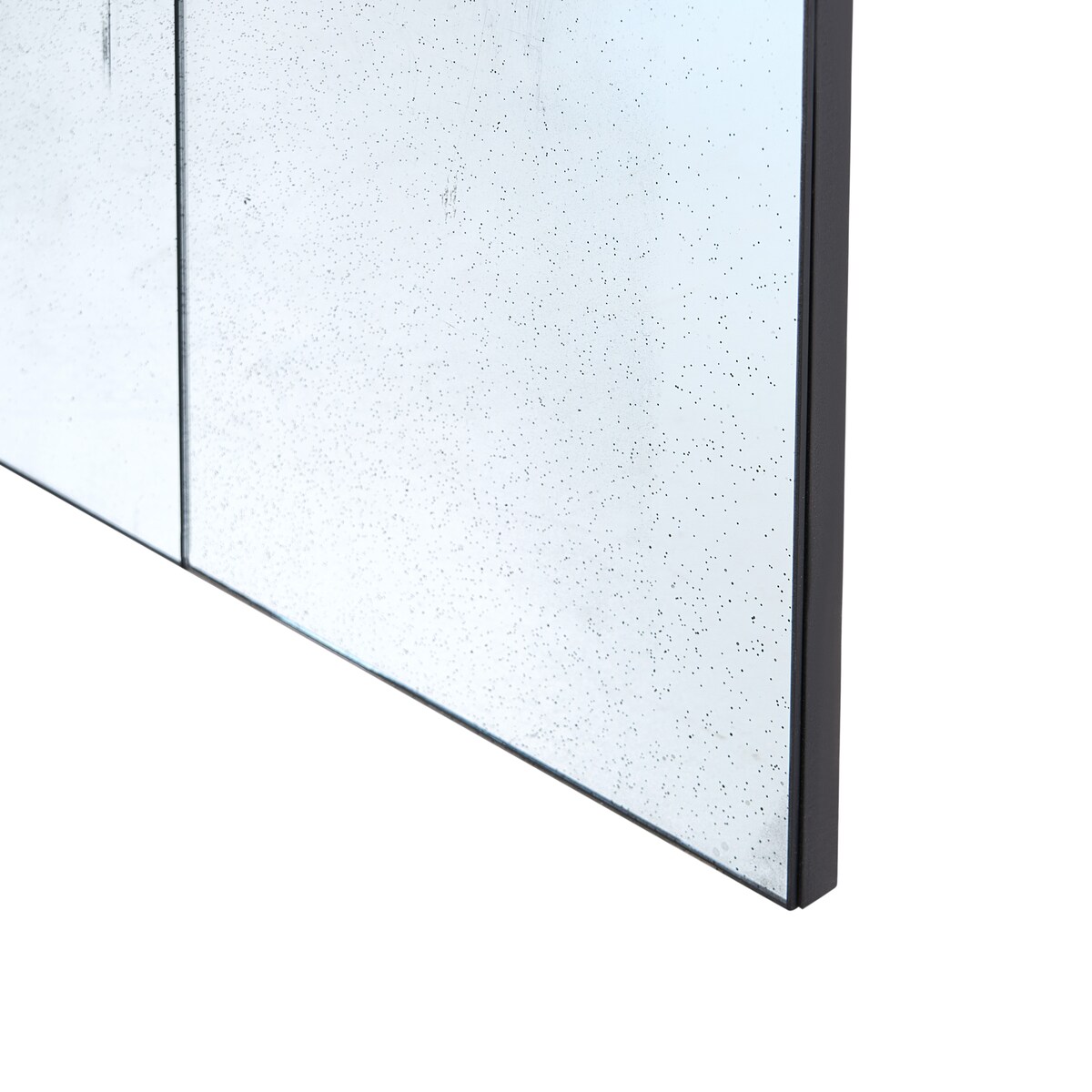 Lustro ścienne RIMONT 80 cm 80 cm Szkło Czarny