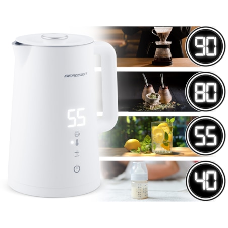 Czajnik elektryczny panel dotykowy 2200w 1,7l Berdsen