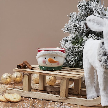 MISKA ŚWIĄTECZNA z motywem Bałwanka CERAMICZNA 200 ml