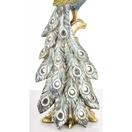 Dekoracja - Paw 32x12x10 cm PAVO-3 złoty